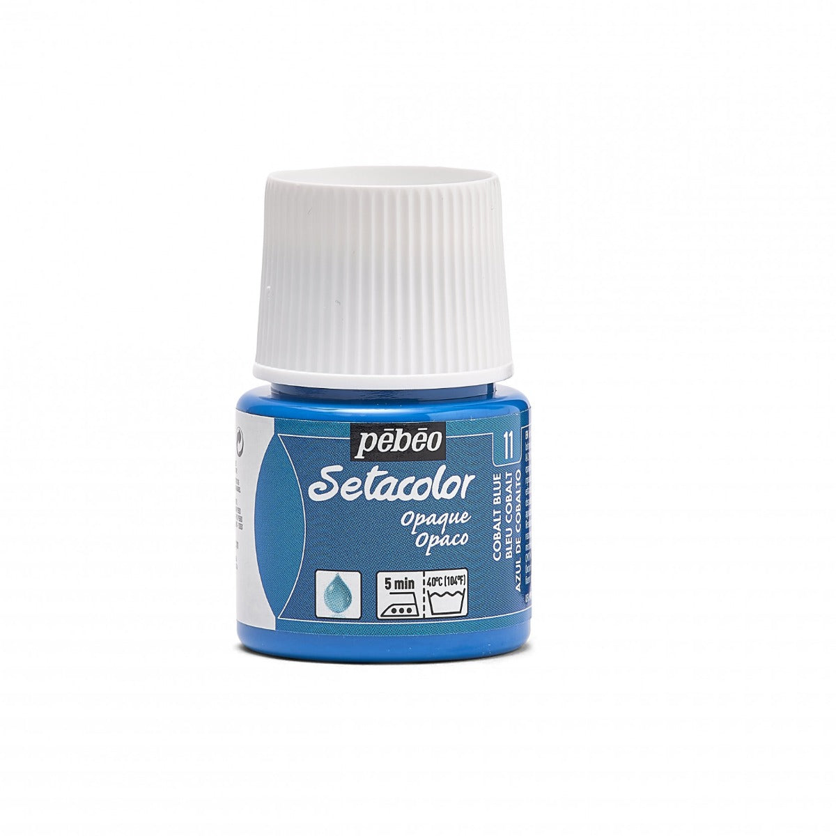 Pebeo Setacolor Opaque Peinture textile 45 ml - 11 - Cobaltblauw
