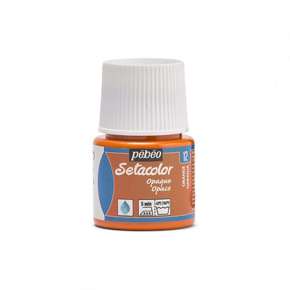 Pebeo Setacolor Opaque Peinture textile 45 ml - 12 - Orange