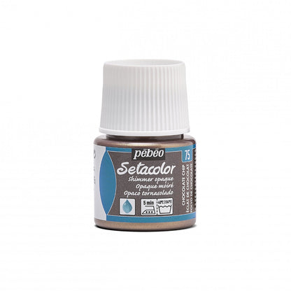 Pebeo Setacolor Shimmer Textielverf 45 ml - 75 - Chocoladeschilfer Moiré