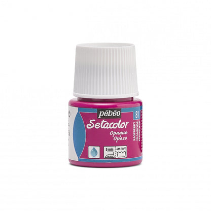 Pebeo Setacolor Opaque Peinture textile 45 ml - 81 - Framboos