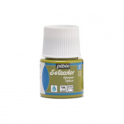 Pebeo Setacolor Opaque Peinture textile 45 ml - 83 - Olijfgroen