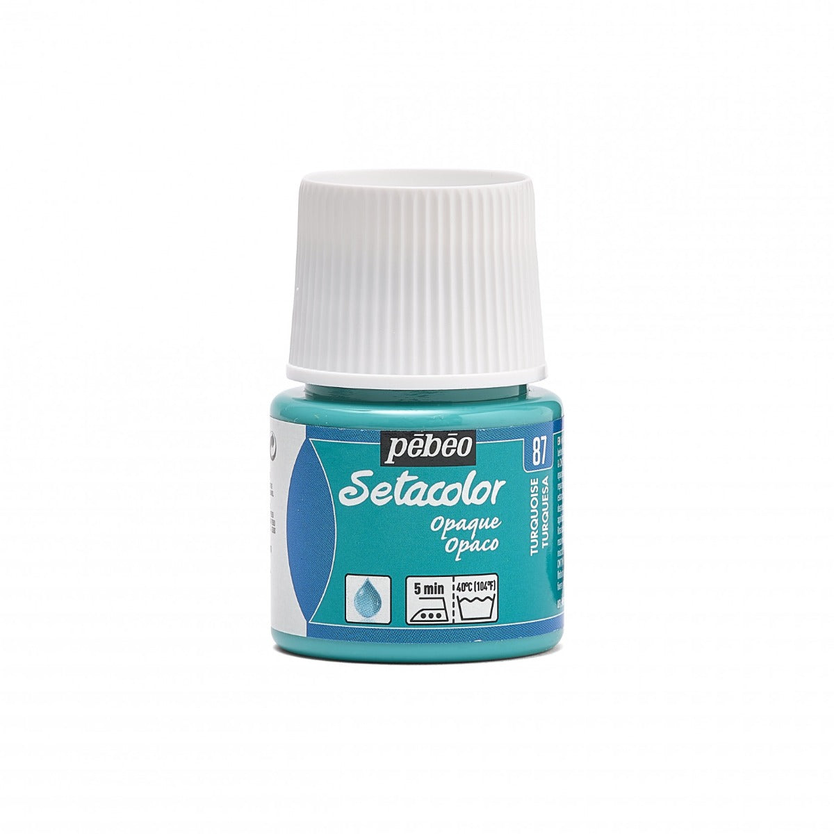 Pebeo Setacolor Opaque Peinture textile 45 ml - 87 - Turkoois