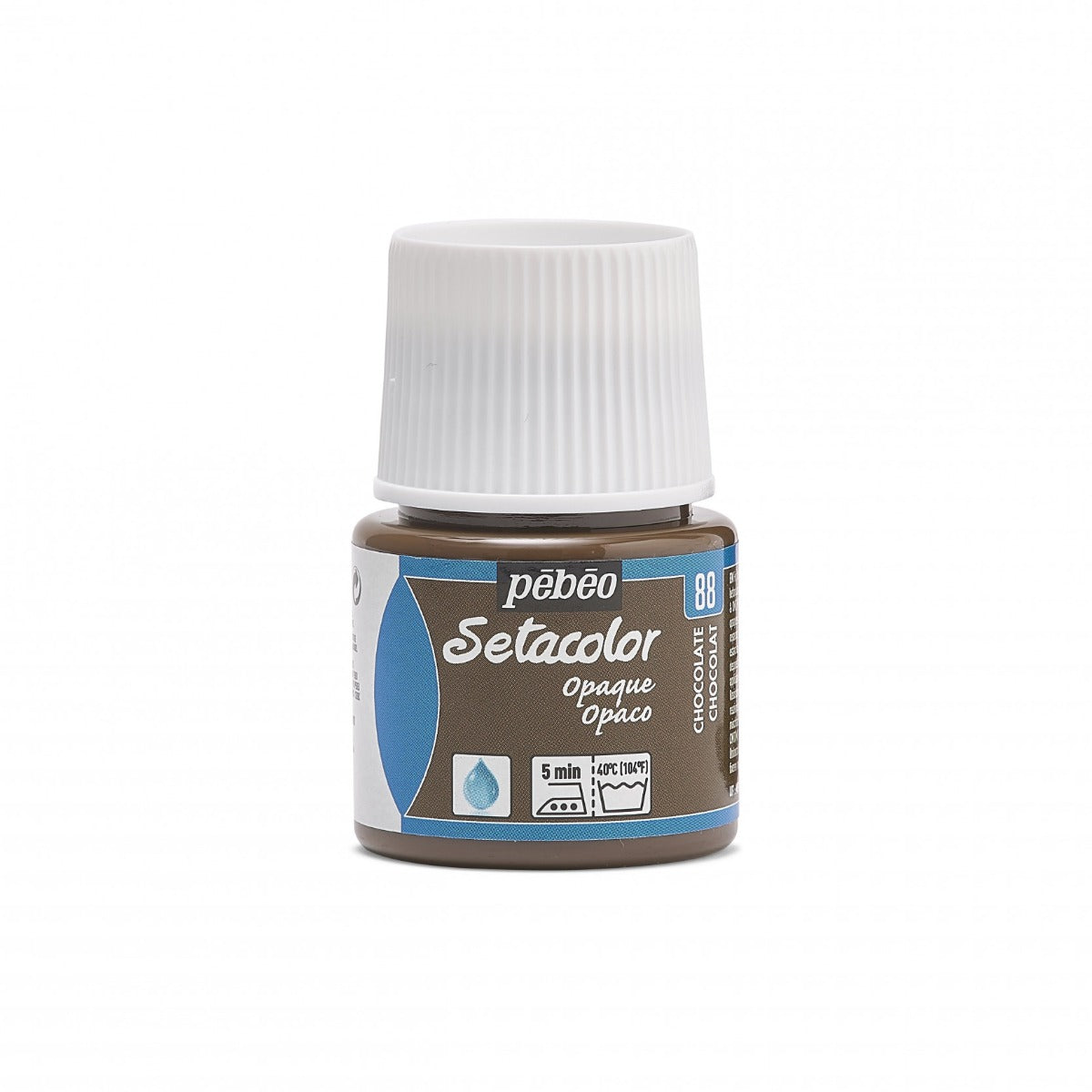 Pebeo Setacolor Opaque Peinture textile 45 ml - 88 - Chocolade