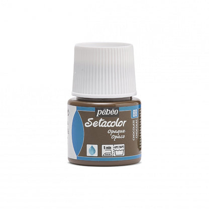 Pebeo Setacolor Opaque Peinture textile 45 ml - 88 - Chocolade