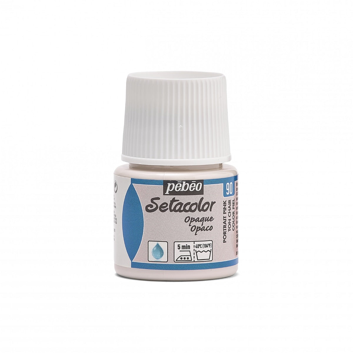 Pebeo Setacolor Opaque Peinture textile 45 ml - 90 - Beige Rose
