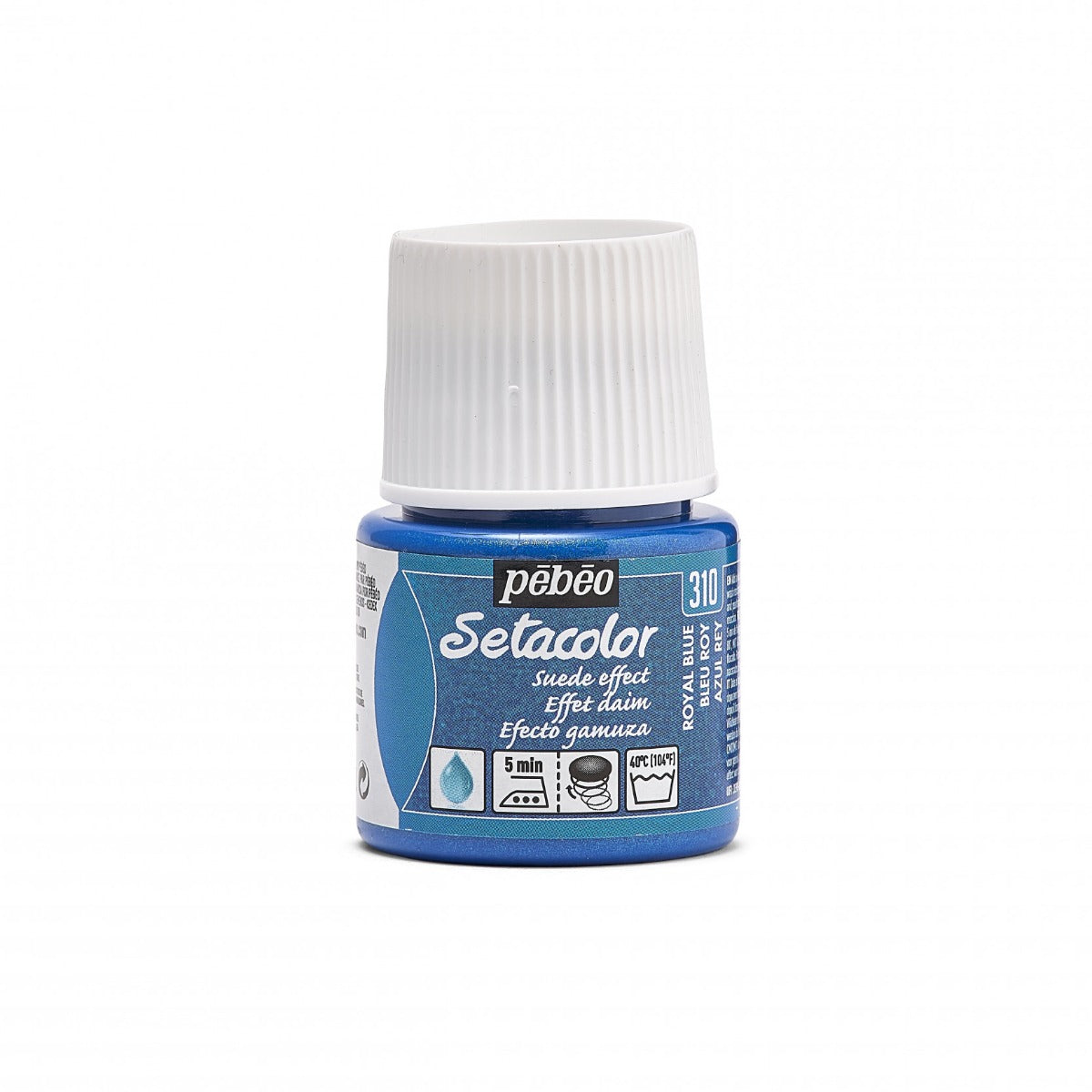 Pebeo Setacolor Opaque Suede Peinture textile 45 ml - Koningsblauw