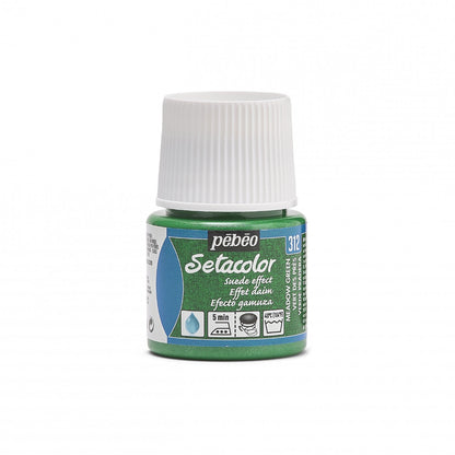 Pebeo Setacolor Opaque Suede Peinture textile 45 ml - Weidegroen
