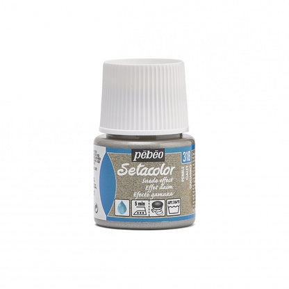 Pebeo Setacolor Opaque Suede Peinture textile 45 ml - Strandkeigrijs
