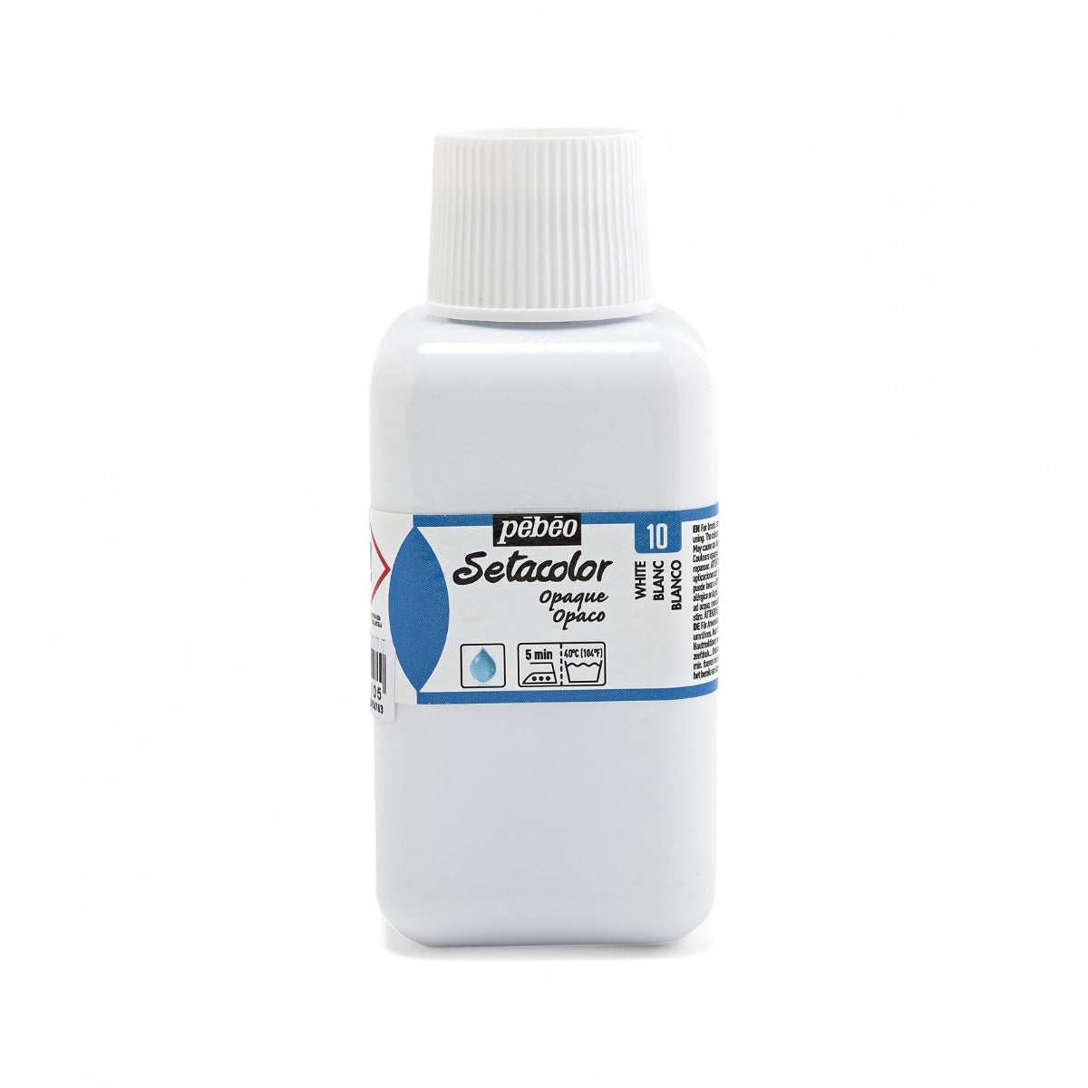 Pebeo Setacolor Opaque Peinture textile 250 ml - 10 - Blanc