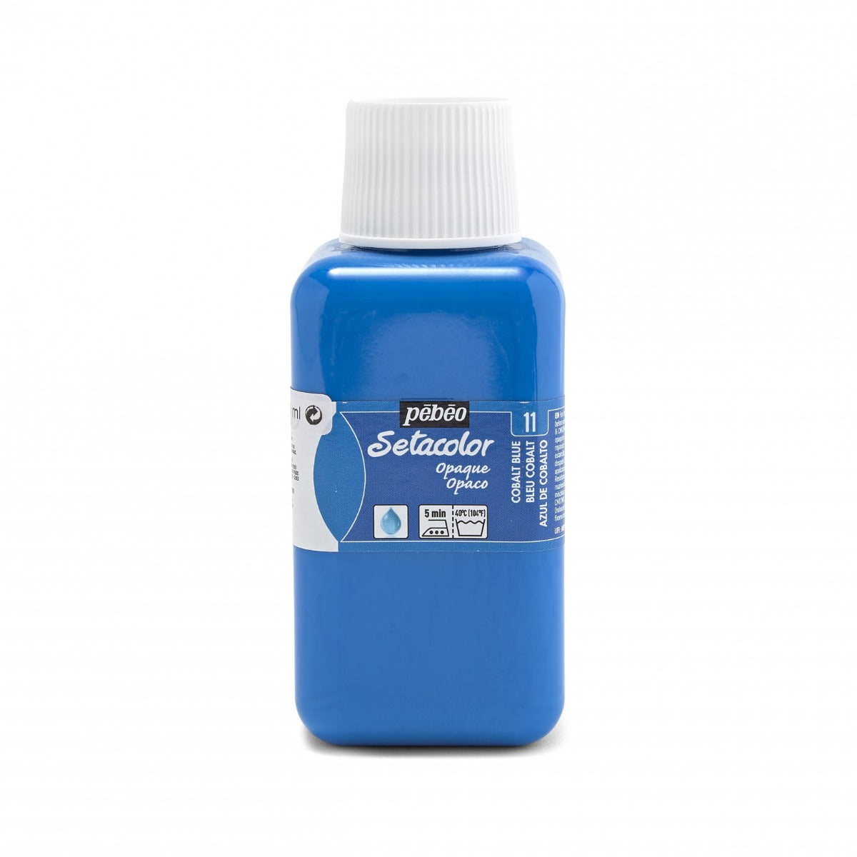 Pebeo Setacolor Opaque Peinture textile 250 ml - 11 - Cobaltblauw