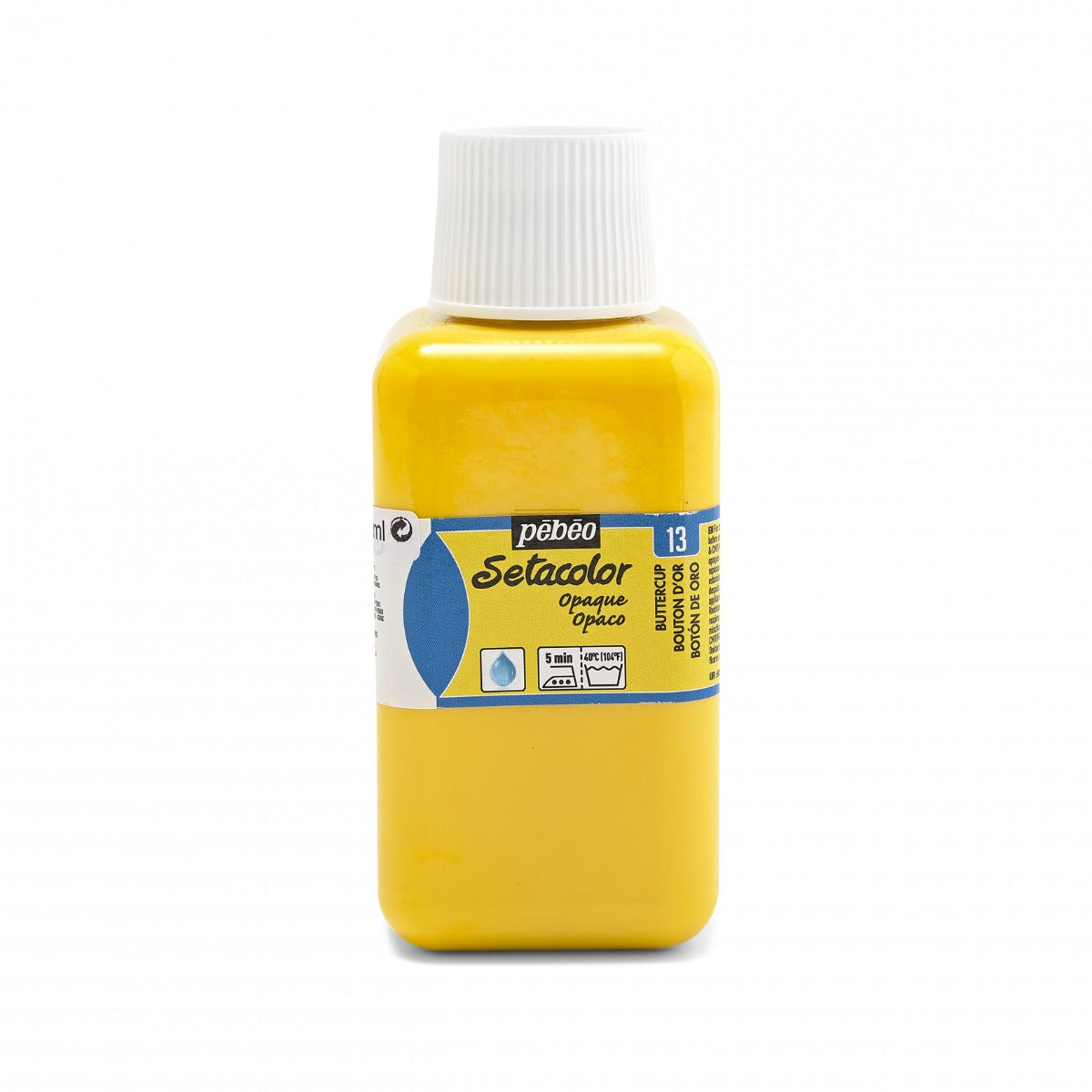 Pebeo Setacolor Opaque Peinture textile 250 ml - 13 - Bouton-d'or