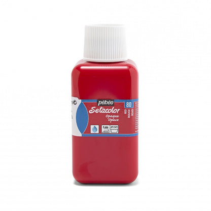 Pebeo Setacolor Opaque Peinture textile 250 ml - 80 - Rouge