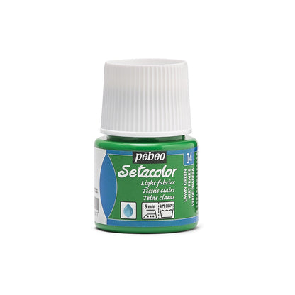 Pebeo Setacolor Light Fabric Peinture textile 45 ml - 04 - Lawn Green