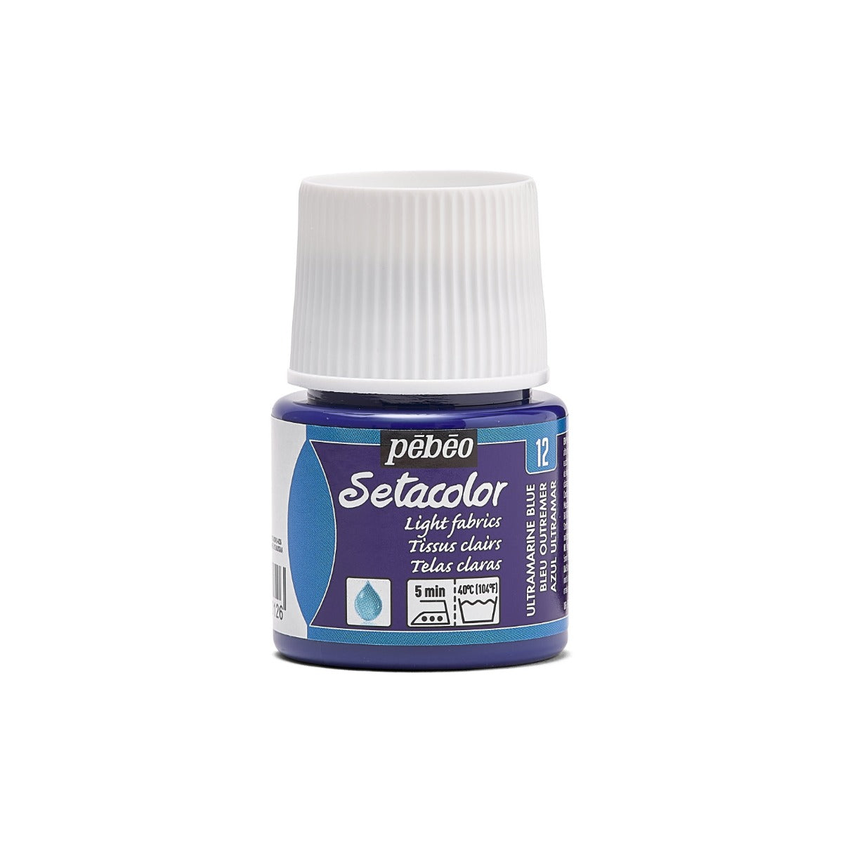 Pebeo Setacolor Light Fabric Textielverf 45 ml - 12 - Ultramarijnblauw