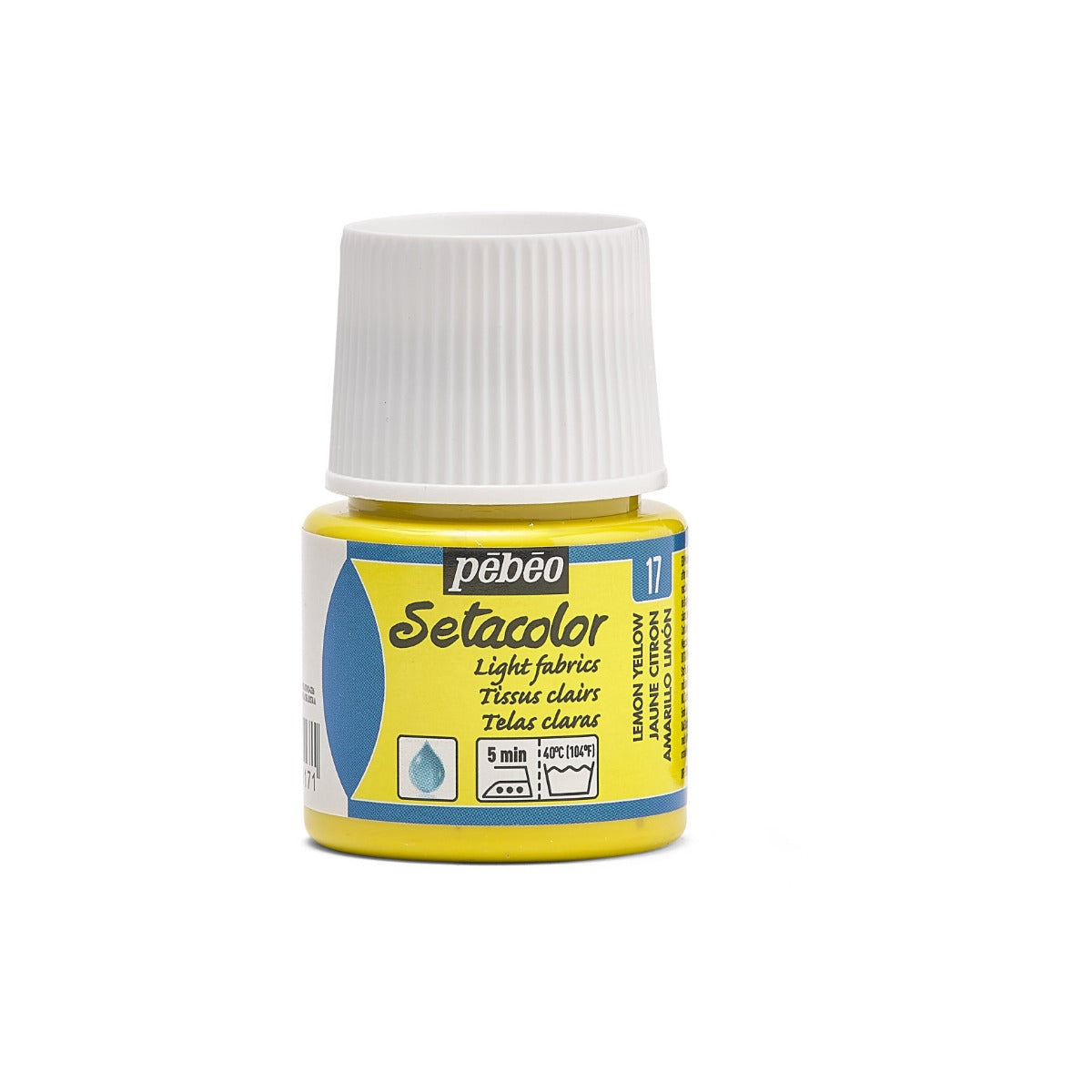 Pebeo Setacolor Light Fabric Textielverf 45 ml - 17 - Citroengeel