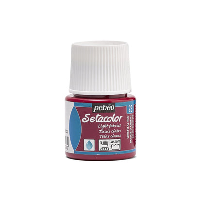 Pebeo Setacolor Light Fabric Peinture textile 45 ml - 23 - Oriental Rouge