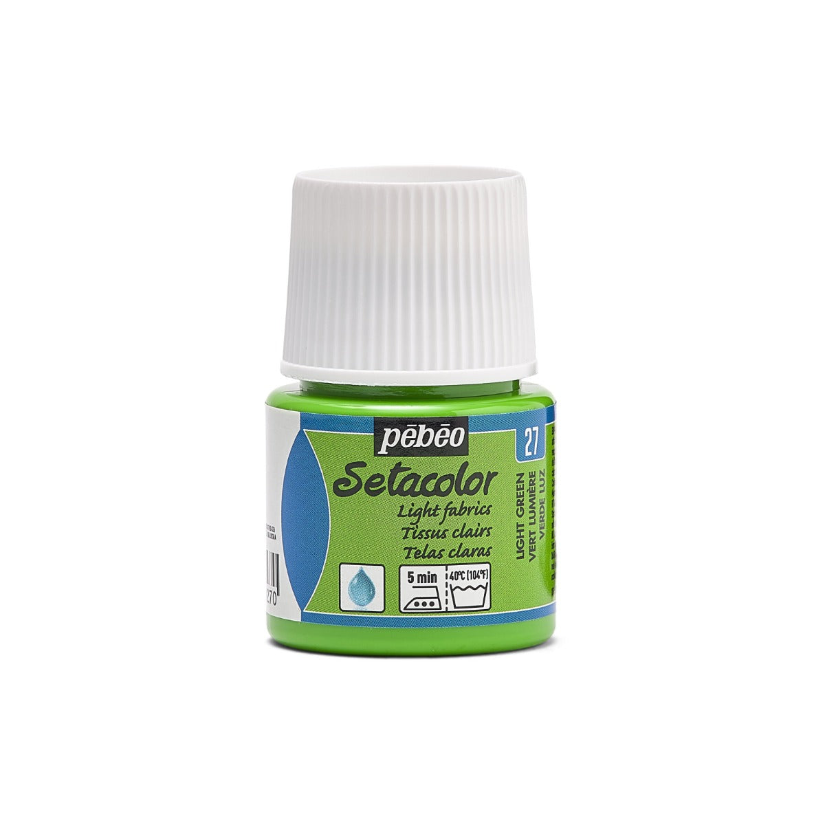 Pebeo Setacolor Light Fabric Peinture textile 45 ml - 27 - Vert clair