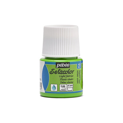 Pebeo Setacolor Light Fabric Peinture textile 45 ml - 27 - Vert clair