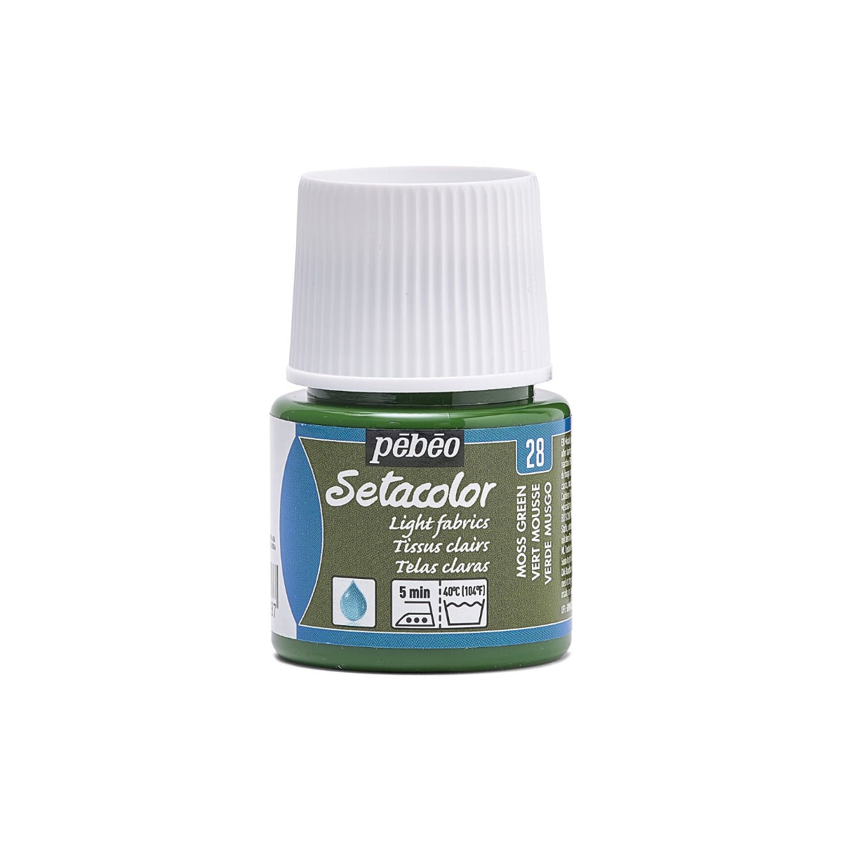 Pebeo Setacolor Light Fabric Peinture textile 45 ml - 28 - Mosgroen