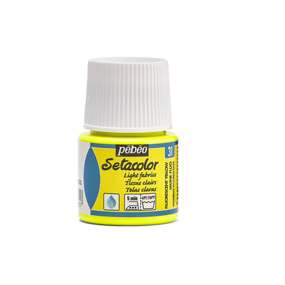 Pebeo Setacolor Light Fabric Peinture textile 45 ml - 31 - Fluo Jaune