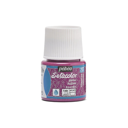 Pebeo Setacolor Glitter Peinture textile 45 ml - Toermalijn