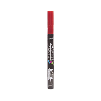Pebeo 4Artist Oil Marker 2 mm - Rouge