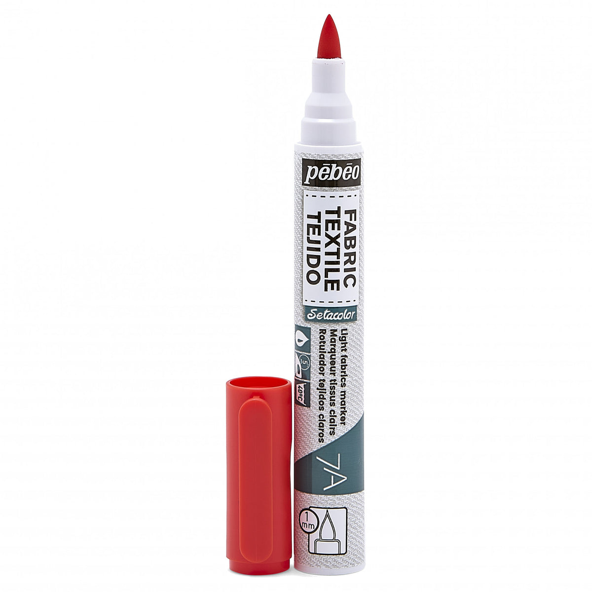 Pebeo Setacolor Light Fabric Marker 7A - Rouge