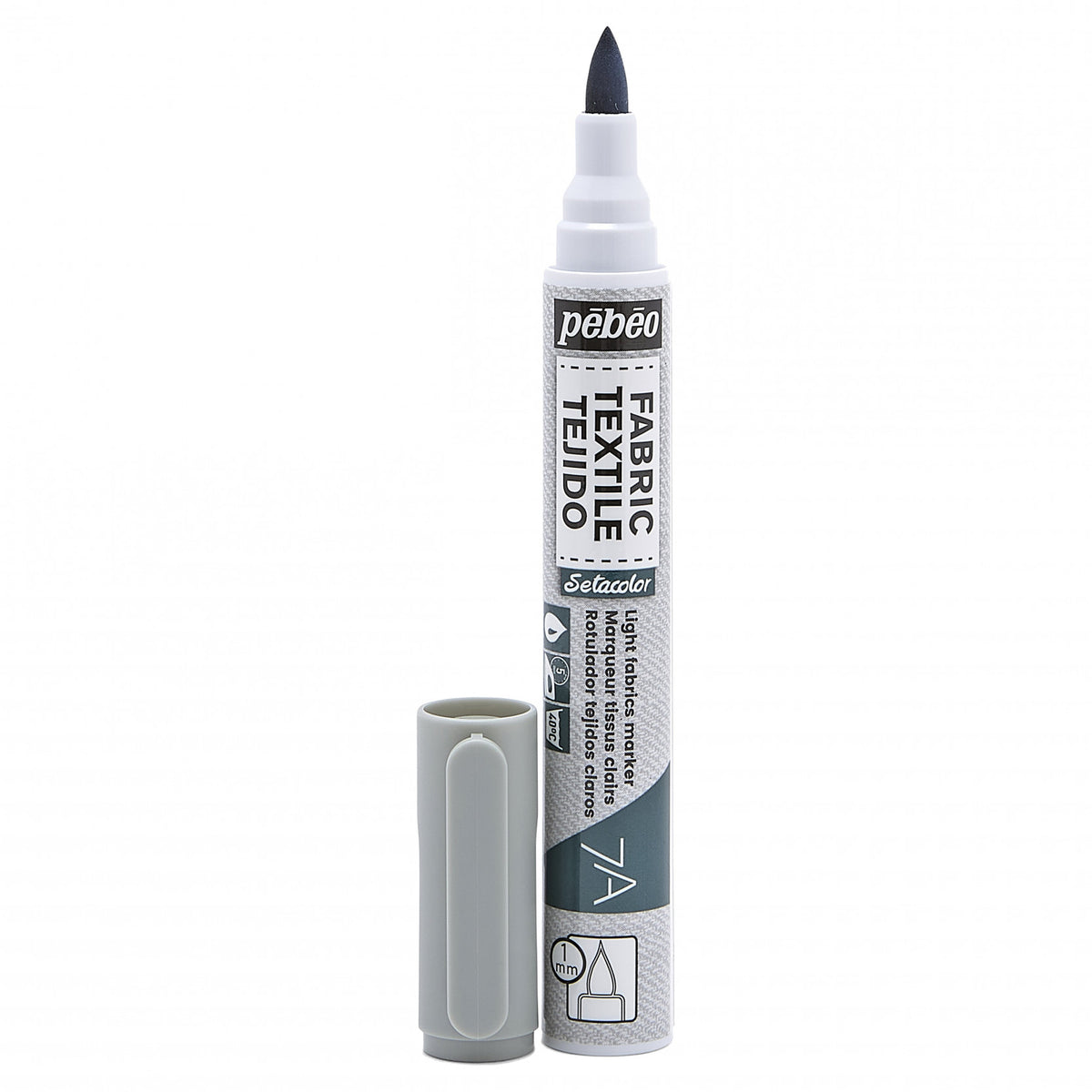 Pebeo Setacolor Light Fabric Marker 7A - Gris