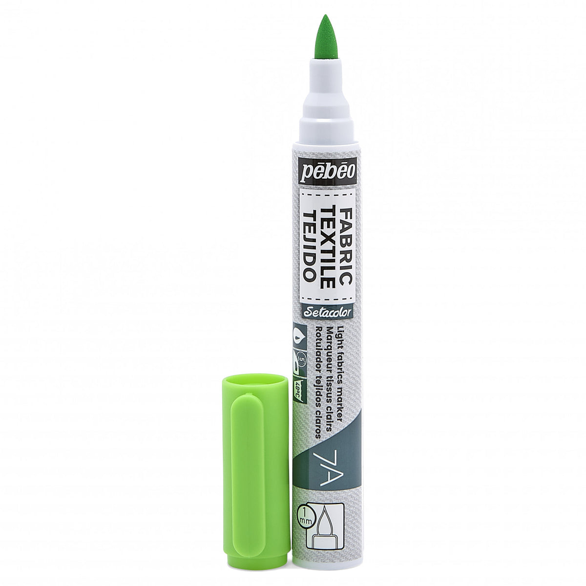 Pebeo Setacolor Light Fabric Marker 7A - 17 - Fluo Vert