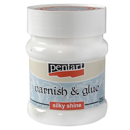 Pentart Decoupage Glue & Silky Varnish - 230 ml