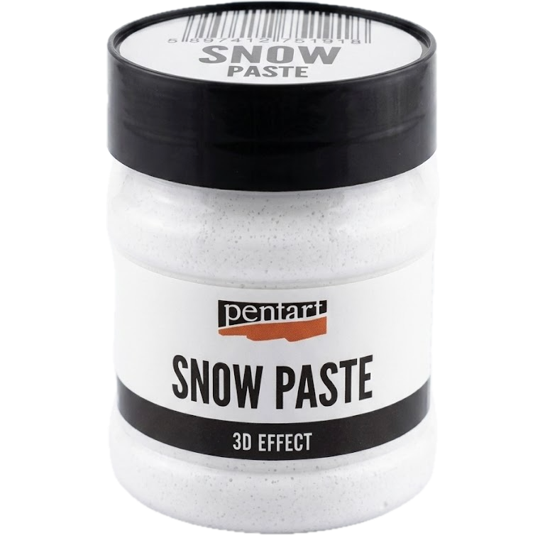 Pentart Snow Paste et Pâte neige - Snow Paste - 230 ml