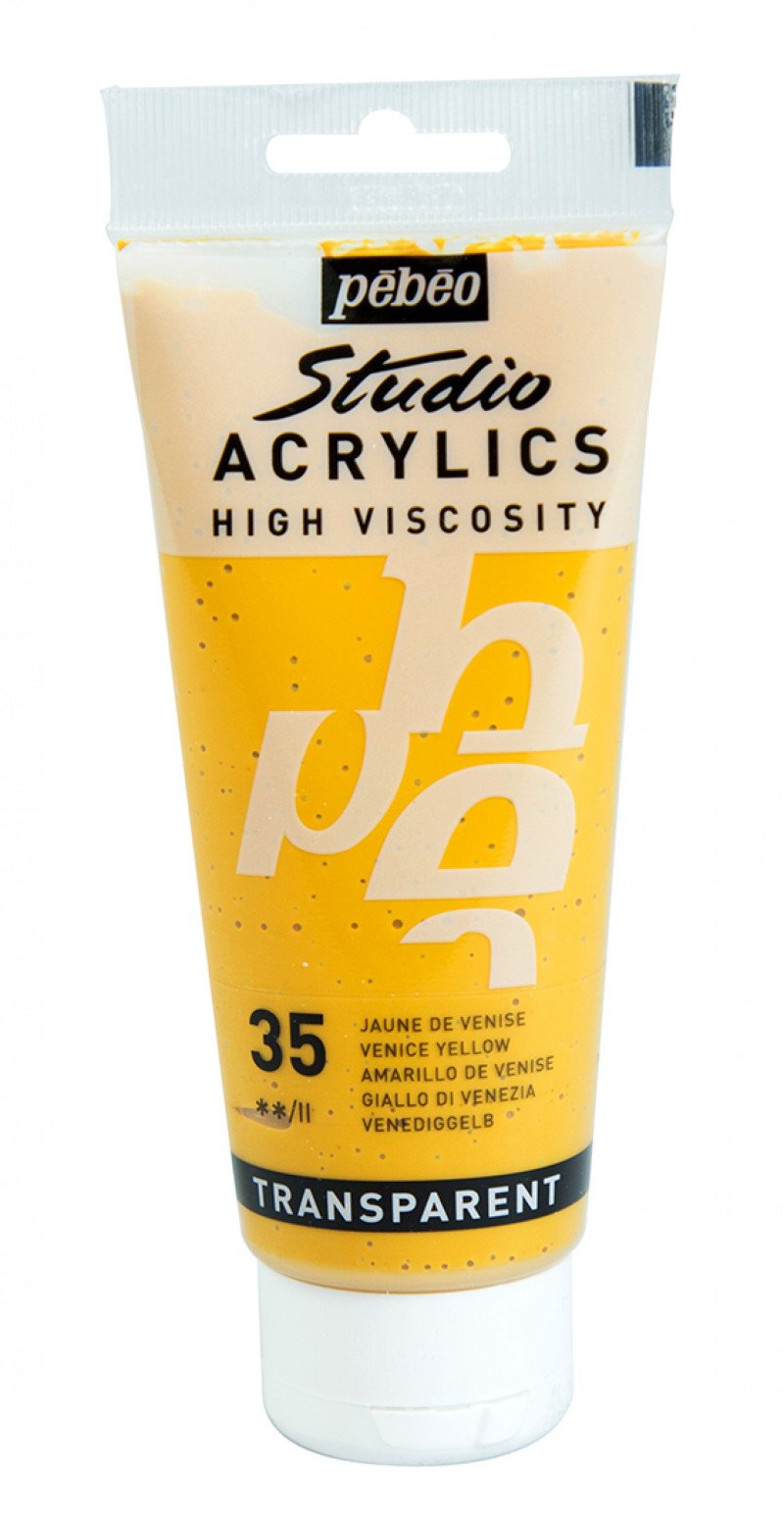 Pebeo Studio Peinture acrylique 100 ml - 35 - Venetiaans Jaune