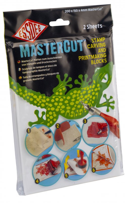 Essdee MasterCut Plaques à tampon 4 mm - 200x150x4 mm - 2 pièces