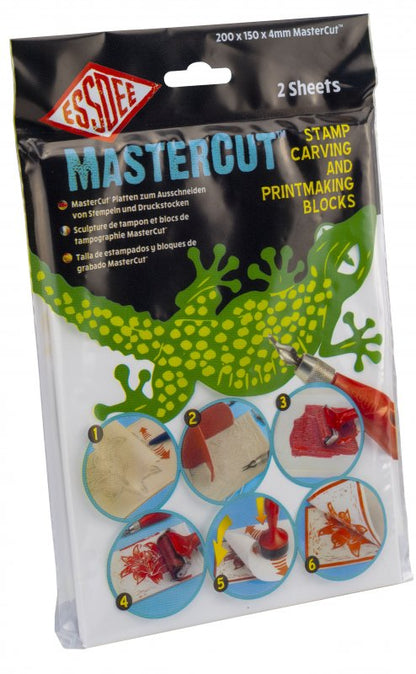 Essdee MasterCut Plaques à tampon 4 mm - 200x150x4 mm - 2 pièces