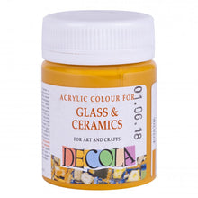 Decola Glass & Ceramics Peinture acrylique 50 ml - Ochre Light