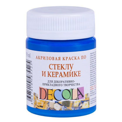 Decola Glass & Ceramics Peinture acrylique 50 ml - Blue Light