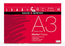Daler-Rowney Graphic Series Marker Pad 70 gsm - A3 - 50 feuilles