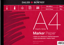 Daler-Rowney Graphic Series Marker Pad 70 gsm - A4 - 50 feuilles
