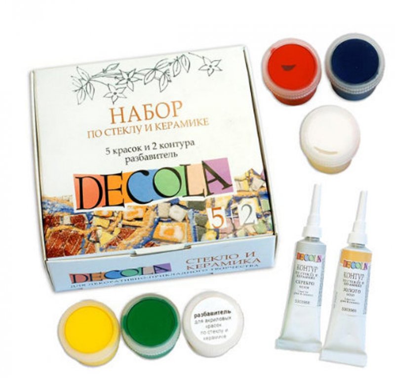 Decola Glass & Ceramics Paint Sets