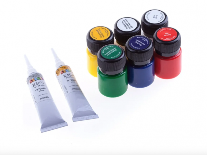 Decola Textile Paint Sets - 7 x 20 ml