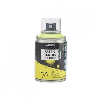 Pebeo 7A Textielspray 100 ml - Fluo Jaune