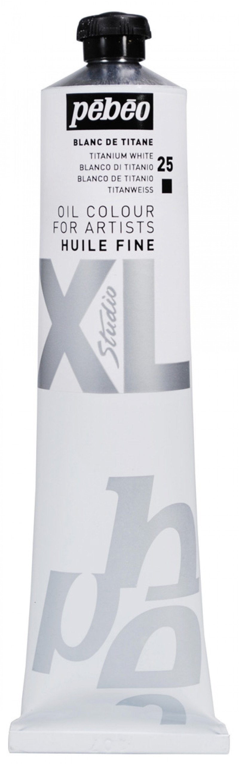 Pebeo Studio XL Peinture à l'huile 200 ml - 25 - Blanc de titane