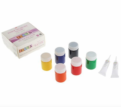 Decola Silk Paint Sets - 8 x 50 ml