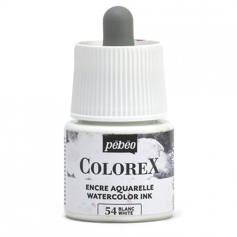 Pebeo Colorex Encre aquarelle 45 ml - 54 - Blanc