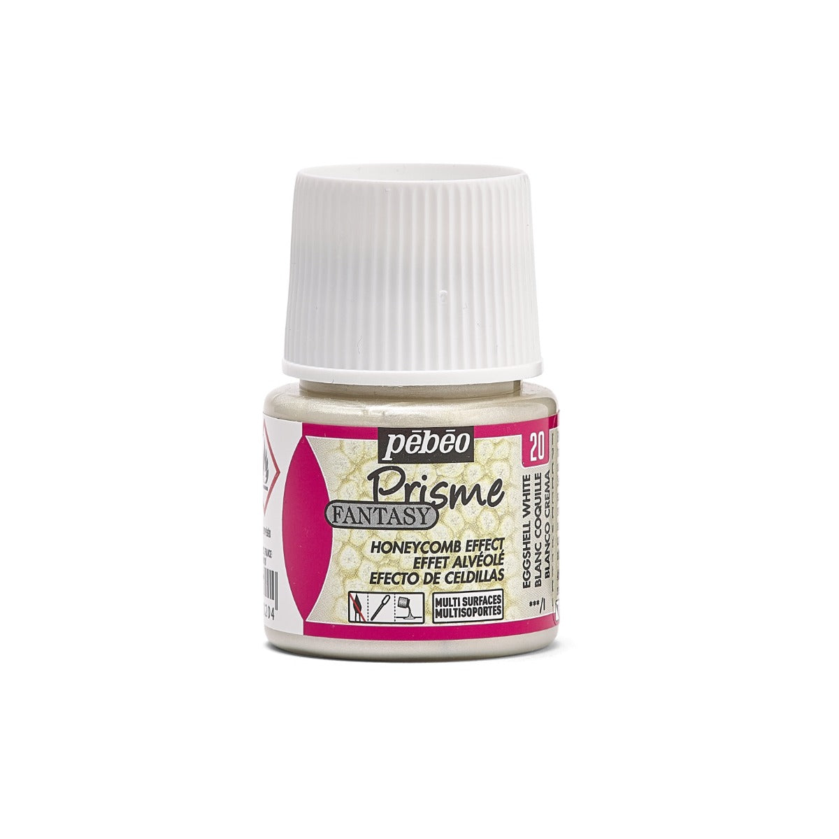Pebeo Fantasy Prisme Peinture à effets 45 ml - Blanc coquille d'œuf