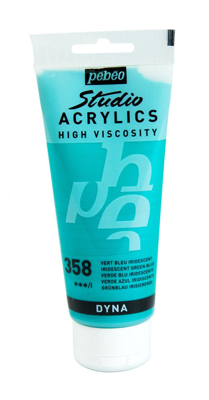 Pebeo Studio Peinture acrylique 100 ml - 358 - Bleu Irisé