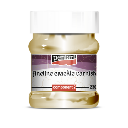 Pentart Fineline 2 composants Craquelé Vernis