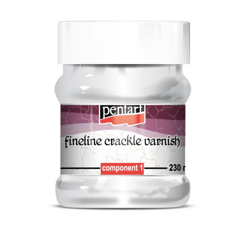 Pentart Fineline 2 composants Craquelé Vernis