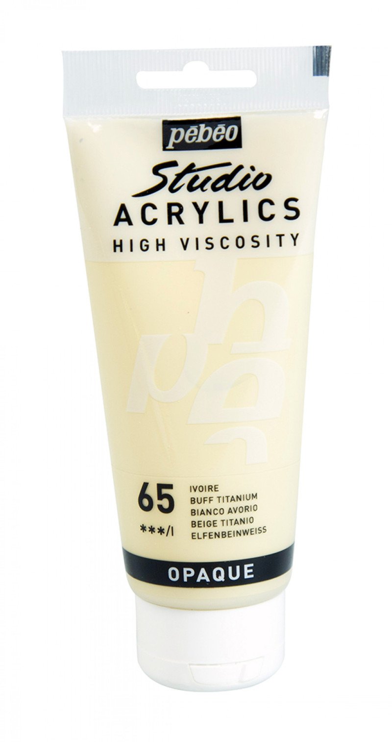 Pebeo Studio Peinture acrylique 100 ml - 65 - Ivoor
