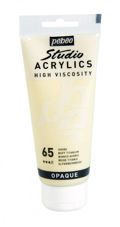 Pebeo Studio Peinture acrylique 100 ml - 65 - Ivoor